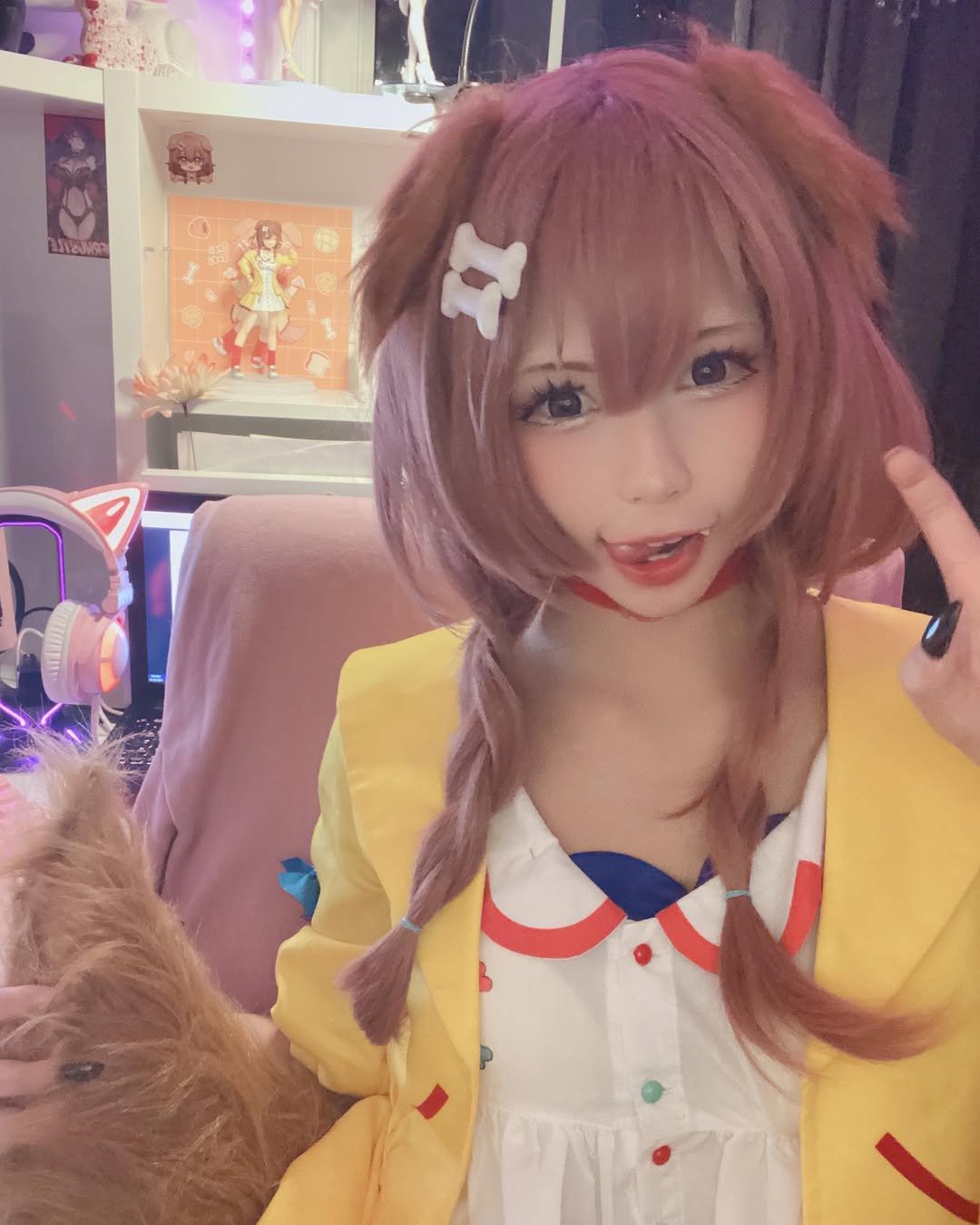 Cute Korone Cosplay -Hololive TikTok ABG #ENHkIcCB